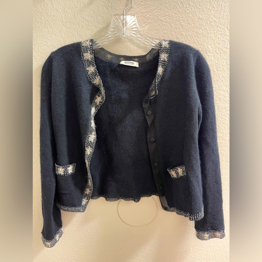 Moschino sweater with beading